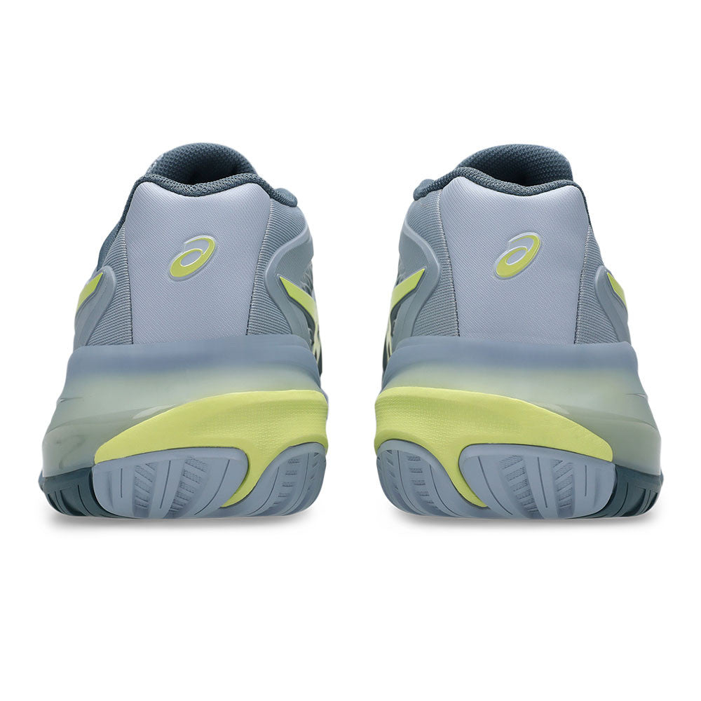 ASICS Gel-Resolution X 2E Wide Court Shoe - Grey Blue/Pistachio | Pickleball Sports Top Pick