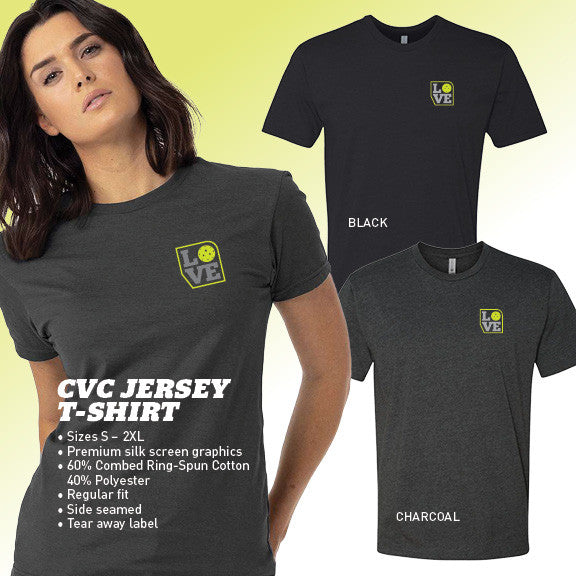 ZER002 PB Love T-Shirt - Unisex | Pickleball Sports Latest