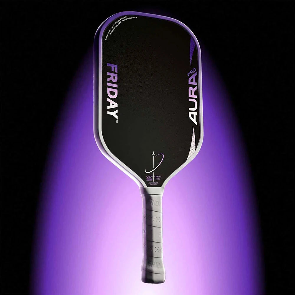 FRIDAY Aura Pro Elongated Pickleball Paddle | Pickleball Sports Great Value