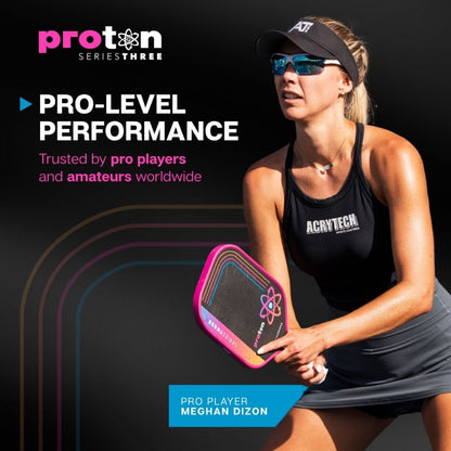 Proton Series Three Pickleball Paddle - Project Flamingo | Pickleball Sports Classic