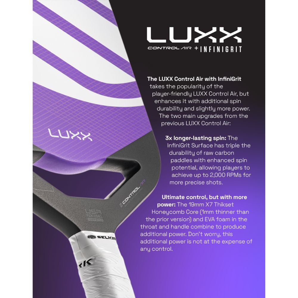 Selkirk LUXX Control Air InfiniGrit Invikta Pickleball Paddle | Pickleball Sports Customer Favorite