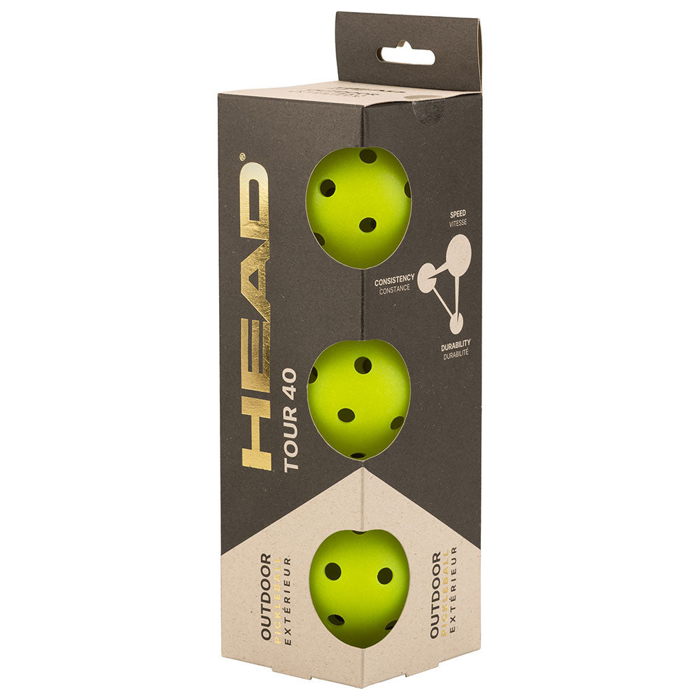 HEAD Tour 40 Outdoor Pickleball | Pickleball Sports Essential