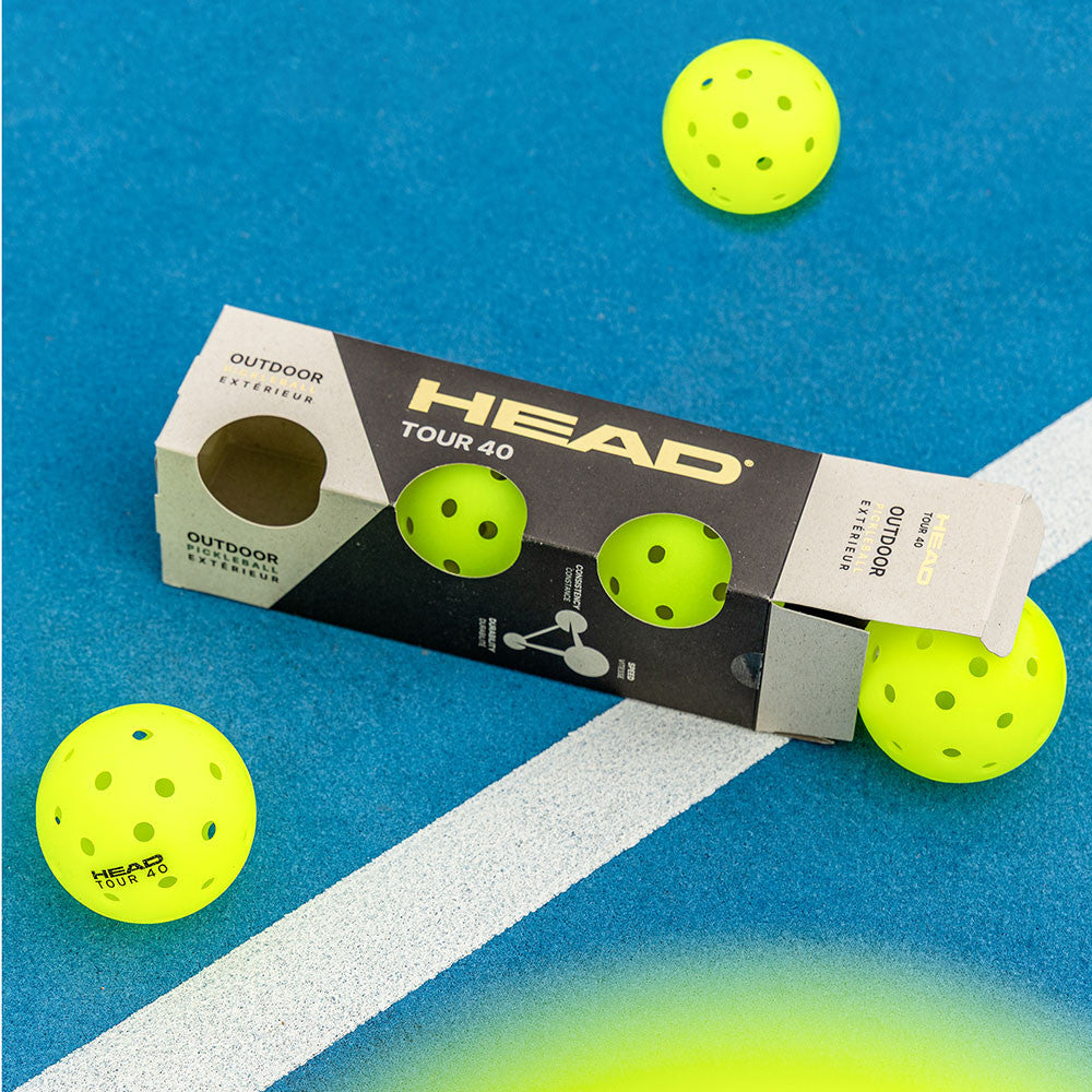 HEAD Tour 40 Outdoor Pickleball | Pickleball Sports Essential
