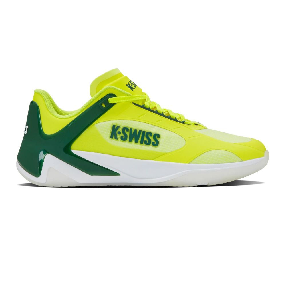 K-Swiss K-Frame Pickleball Shoe - Neon Lime/Eden/White | Pickleball Sports Value
