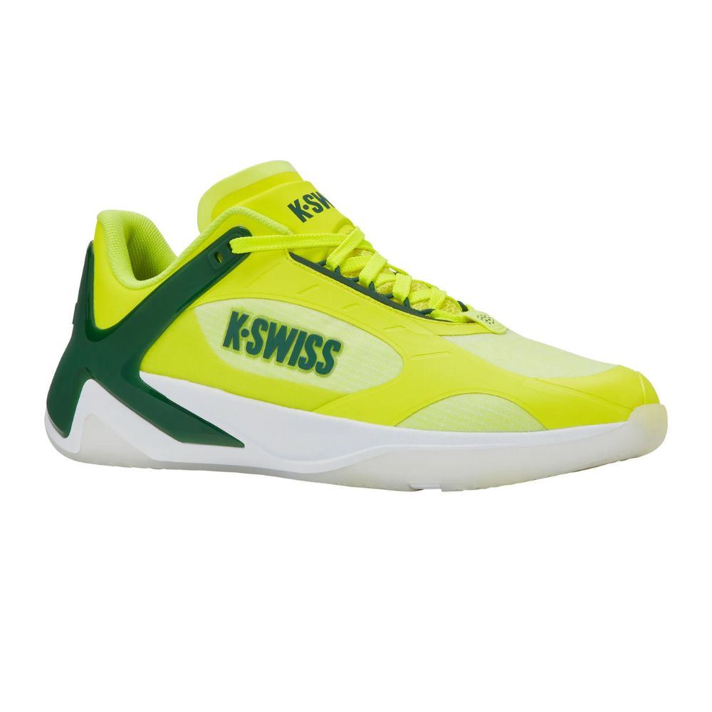 K-Swiss K-Frame Pickleball Shoe - Neon Lime/Eden/White | Pickleball Sports Value