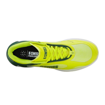 K-Swiss K-Frame Pickleball Shoe - Neon Lime/Eden/White | Pickleball Sports Value