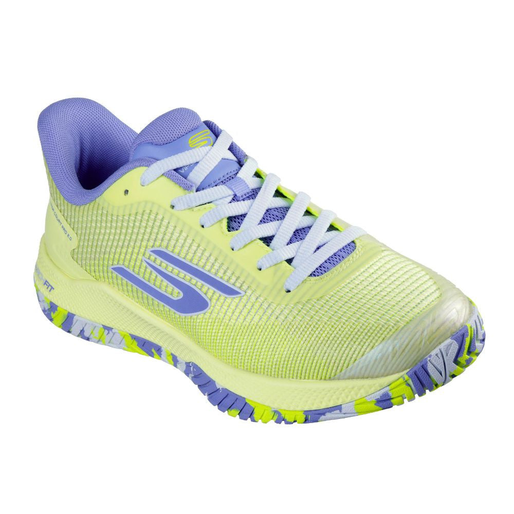 Skechers Viper Court Pro 2.0 Lime/Lavender  Shoe | Pickleball Sports Latest