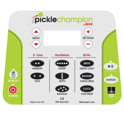 The Pickle Champion Ball Machine by Lobster | Pickleball Sports Quality