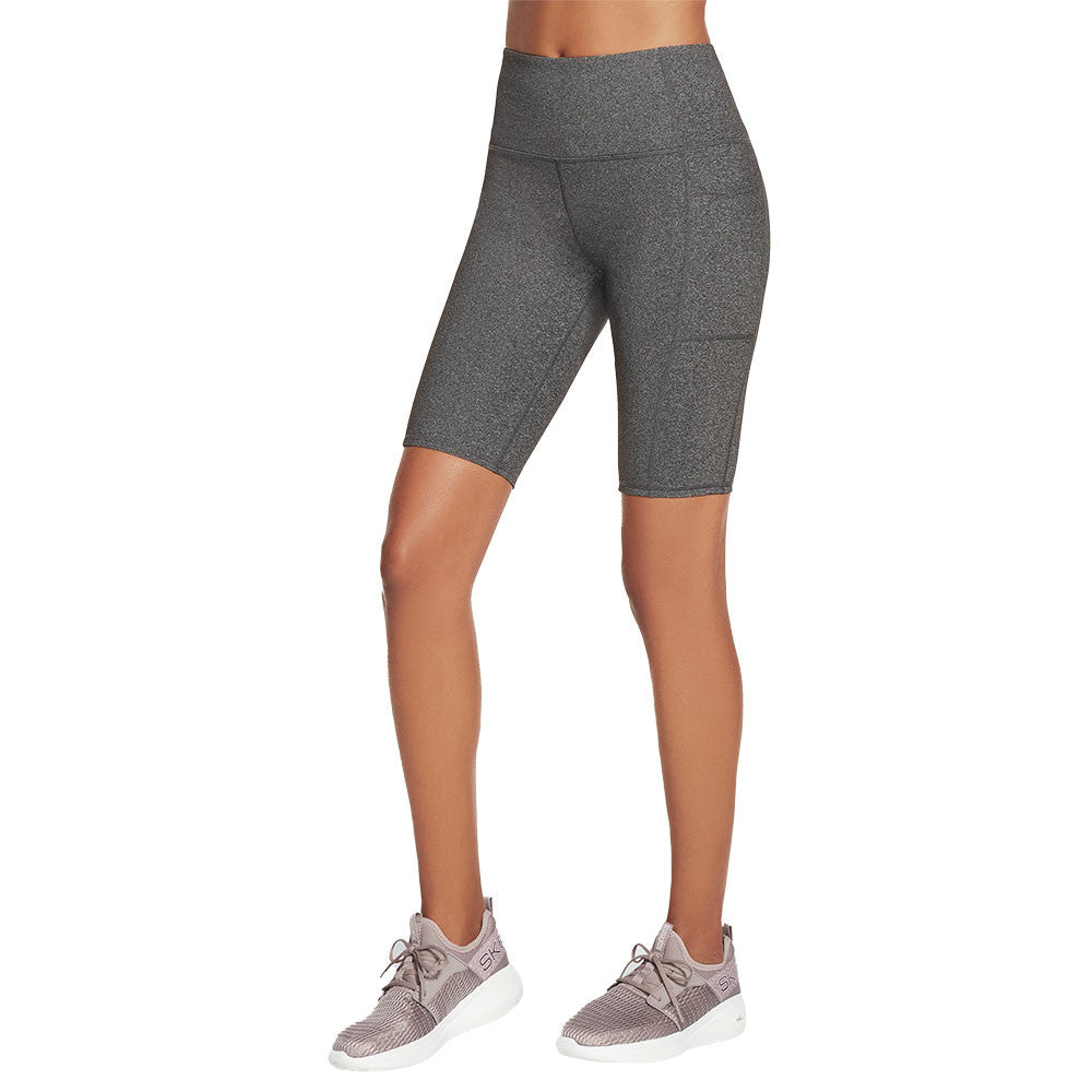 Skechers GO WALK Wear High-Waisted 10" Bike Shorts | Pickleball Sports Classic