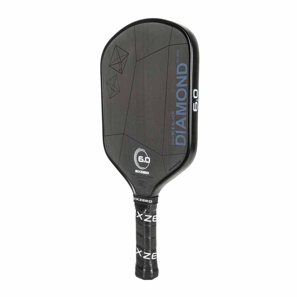 Six Zero Double Black Diamond Control 16mm Paddle | Pickleball Sports Quality