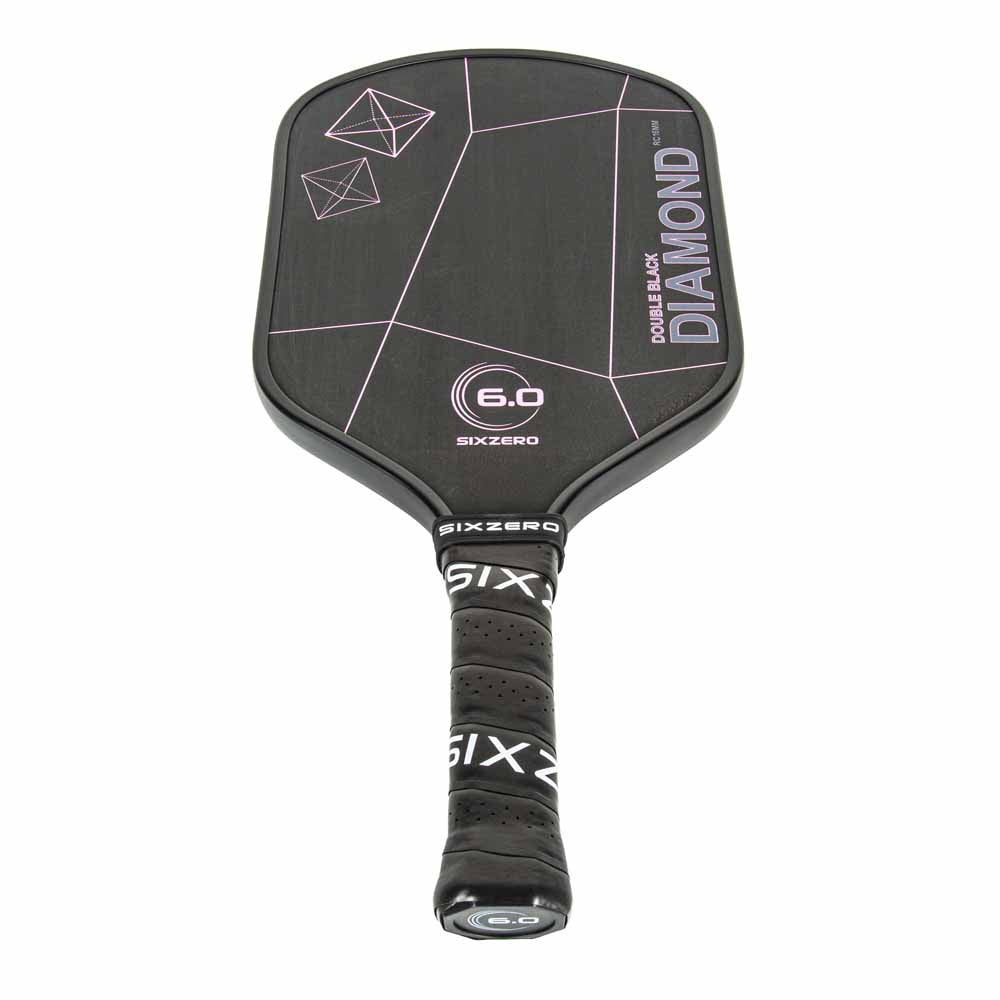 Six Zero Double Black Diamond Control 16mm Paddle | Pickleball Sports Quality