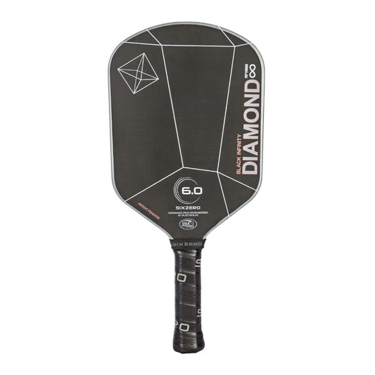 Six Zero Infinity Edgeless Black Diamond Power Pickleball Paddle | Pickleball Sports Customer Favorite