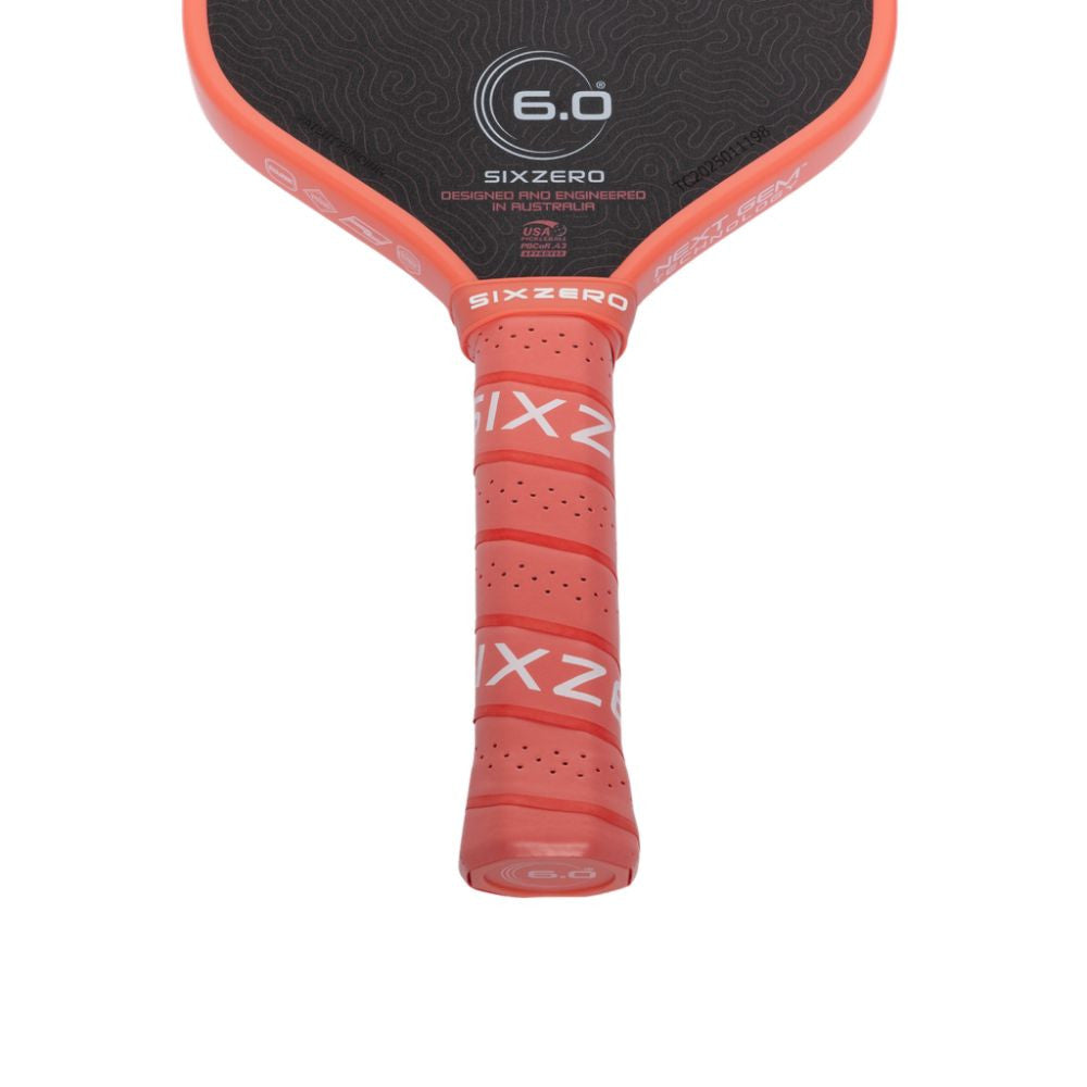 Six Zero Coral 16mm Elongated Pickleball Paddle | Pickleball Sports Essential
