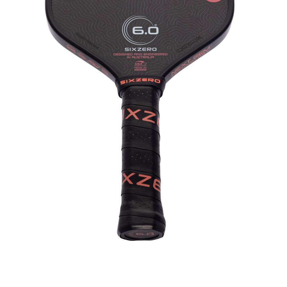 Six Zero Coral 16mm Elongated Pickleball Paddle | Pickleball Sports Essential