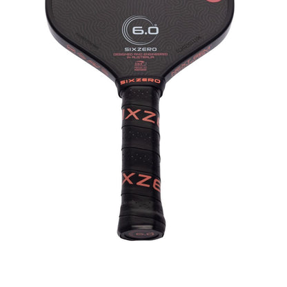 Six Zero Coral 16mm Elongated Pickleball Paddle | Pickleball Sports Essential