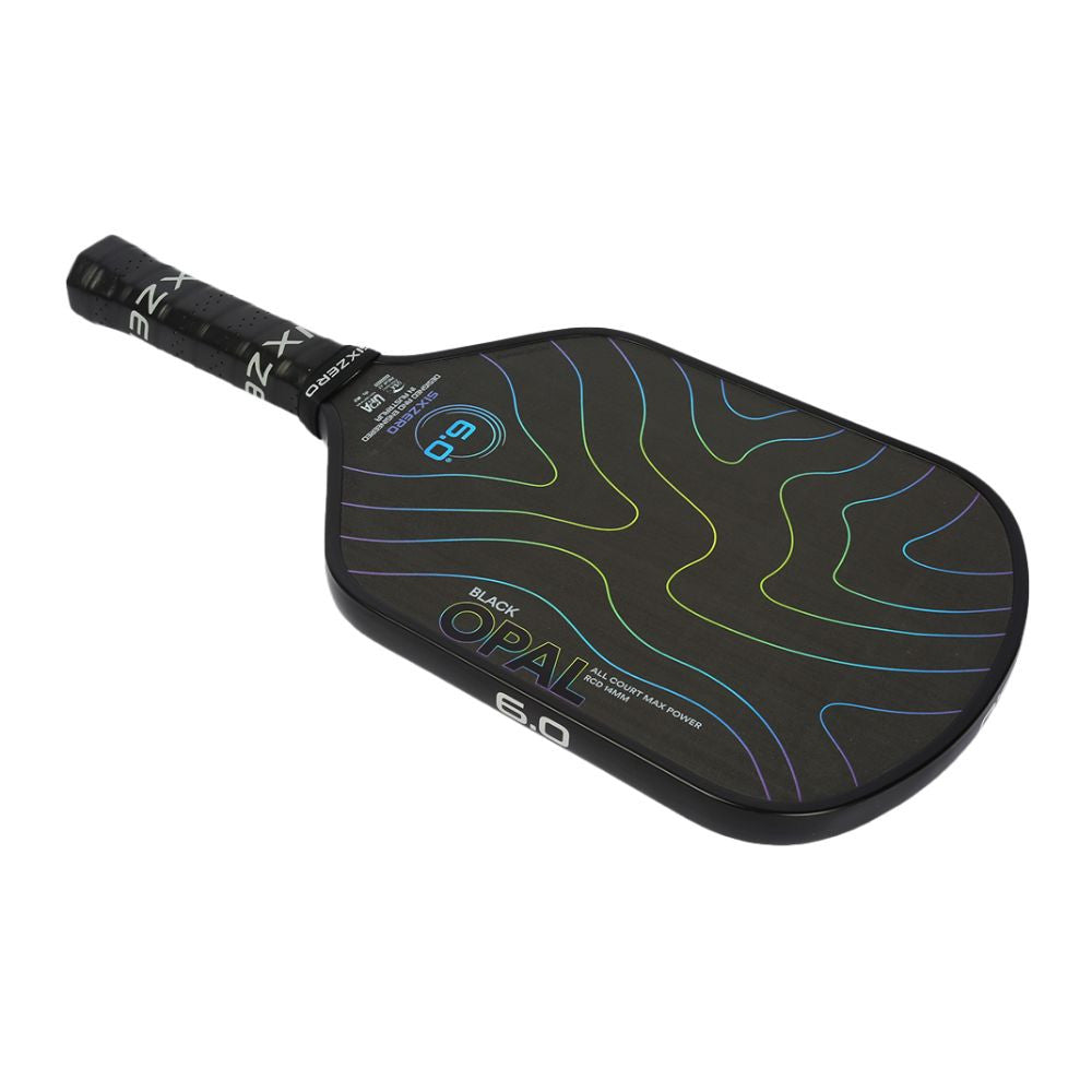 Six Zero Black Opal Pickleball Paddle | Pickleball Sports Value