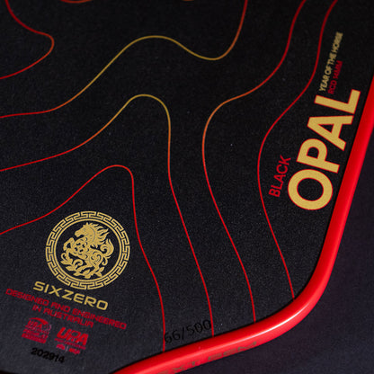 Six Zero Black Opal Pickleball Paddle | Pickleball Sports Value