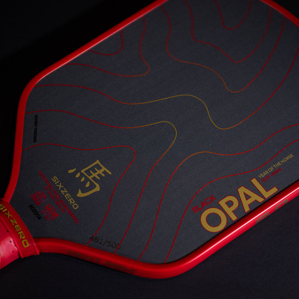 Six Zero Black Opal Pickleball Paddle | Pickleball Sports Value