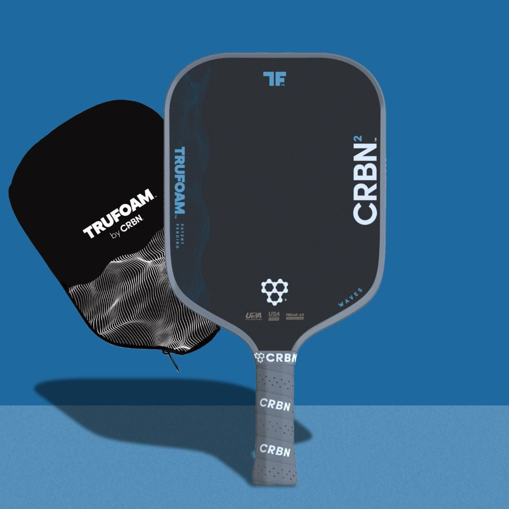 CRBN TruFoam Waves 2 Square Pickleball Paddle | Pickleball Sports Great Value