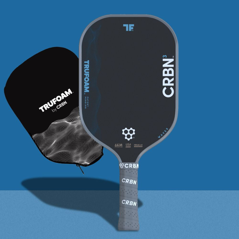 CRBN TruFoam Waves 3 Elongated Pickleball Paddle | Pickleball Sports Latest