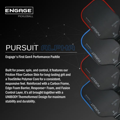 Engage Pursuit Alpha 14mm Pickleball Paddle | Pickleball Sports Customer Favorite
