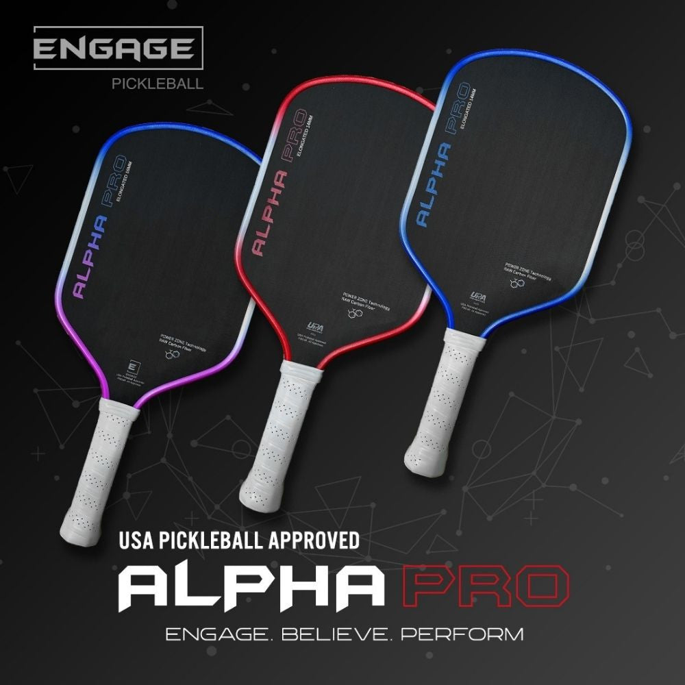 Engage Pursuit Alpha Pro 14mm Pickleball Paddle | Pickleball Sports Top Pick