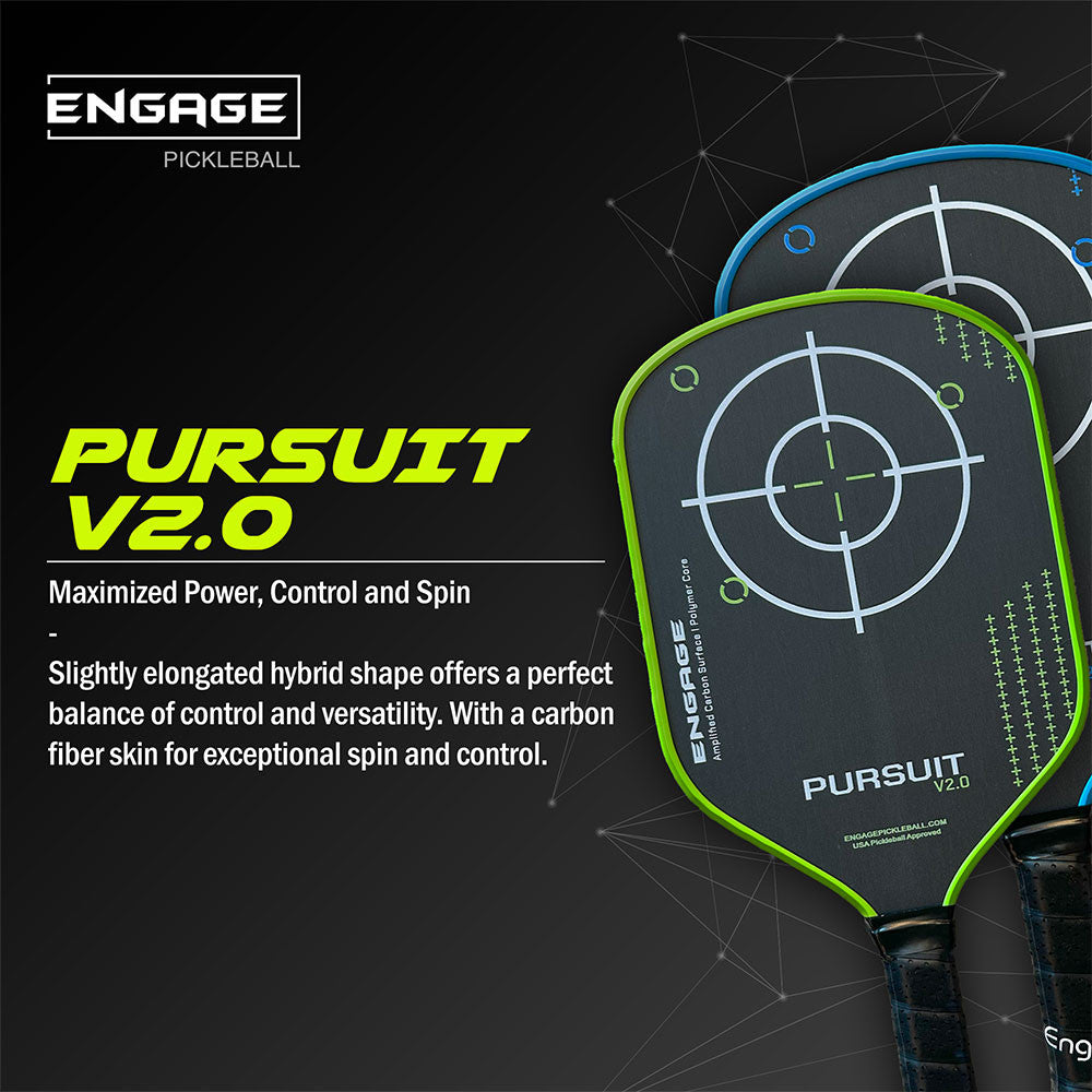 Engage Pursuit V2.0 Pickleball Paddle | Pickleball Sports Trusted