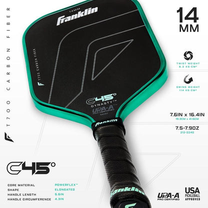 Franklin C45 Dynasty 14mm Pickleball Paddle | Pickleball Sports Essential