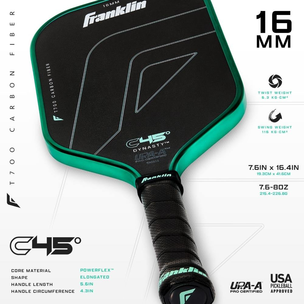 Franklin C45 Dynasty 16mm Pickleball Paddle | Pickleball Sports Everyday