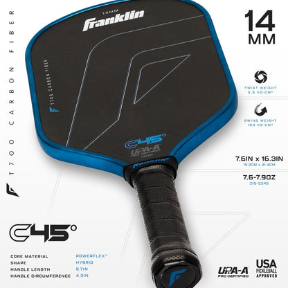 Franklin C45 Hybrid 14mm Pickleball Paddle | Pickleball Sports Latest