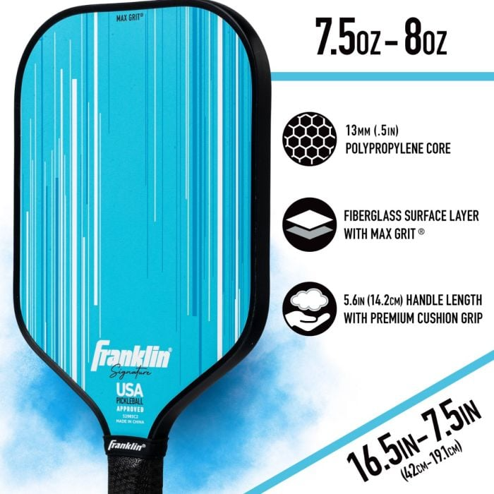 Franklin Sports Signature Series 13mm Pickleball Paddle | Pickleball Sports Value