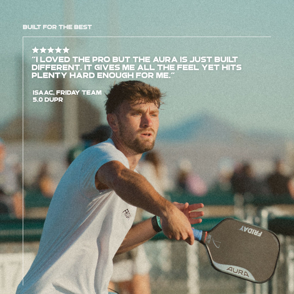FRIDAY Aura Elongated Pickleball Paddle | Pickleball Sports Quality