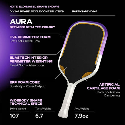 FRIDAY Aura Widebody Pickleball Paddle | Pickleball Sports Everyday