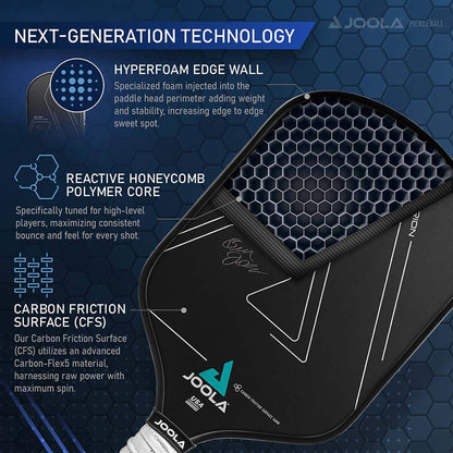 JOOLA Ben Johns Hyperion CFS 16 Graphite Paddle | Pickleball Sports Value