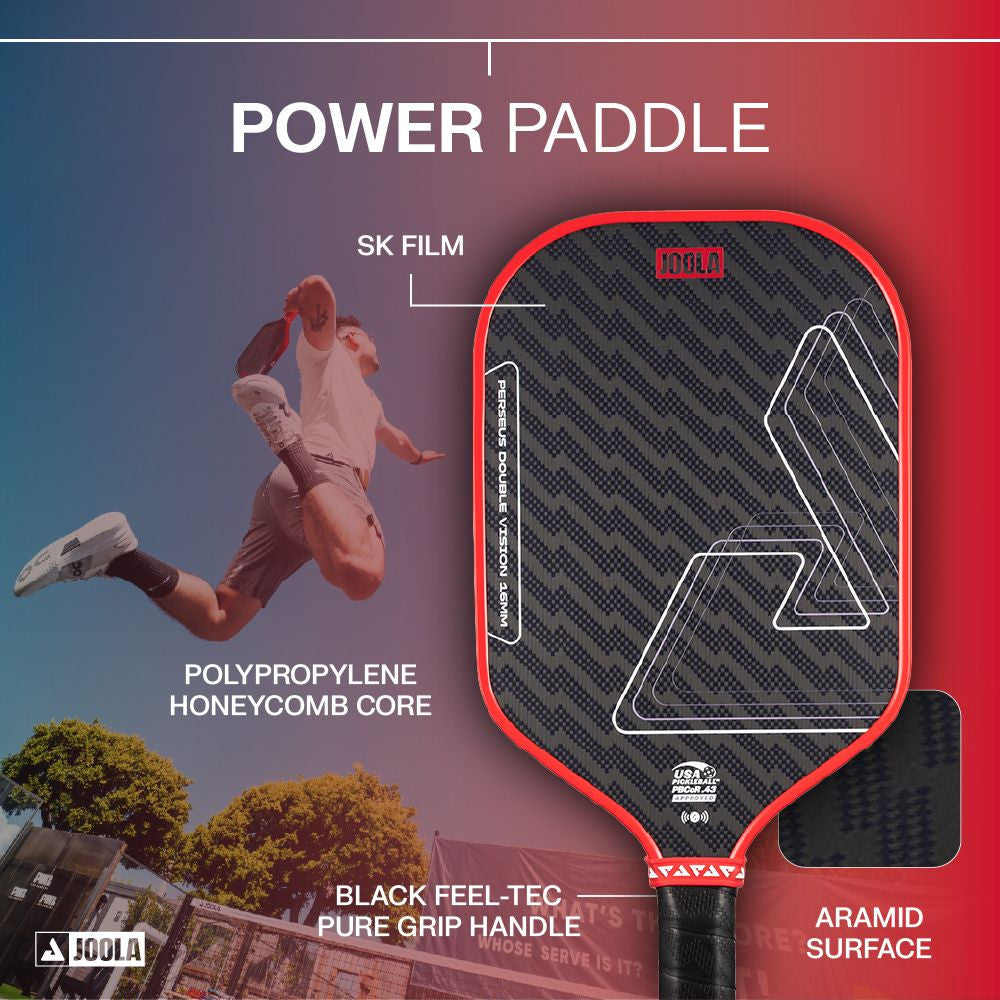JOOLA Perseus Double Vision 16mm Pickleball Paddle | Pickleball Sports Latest