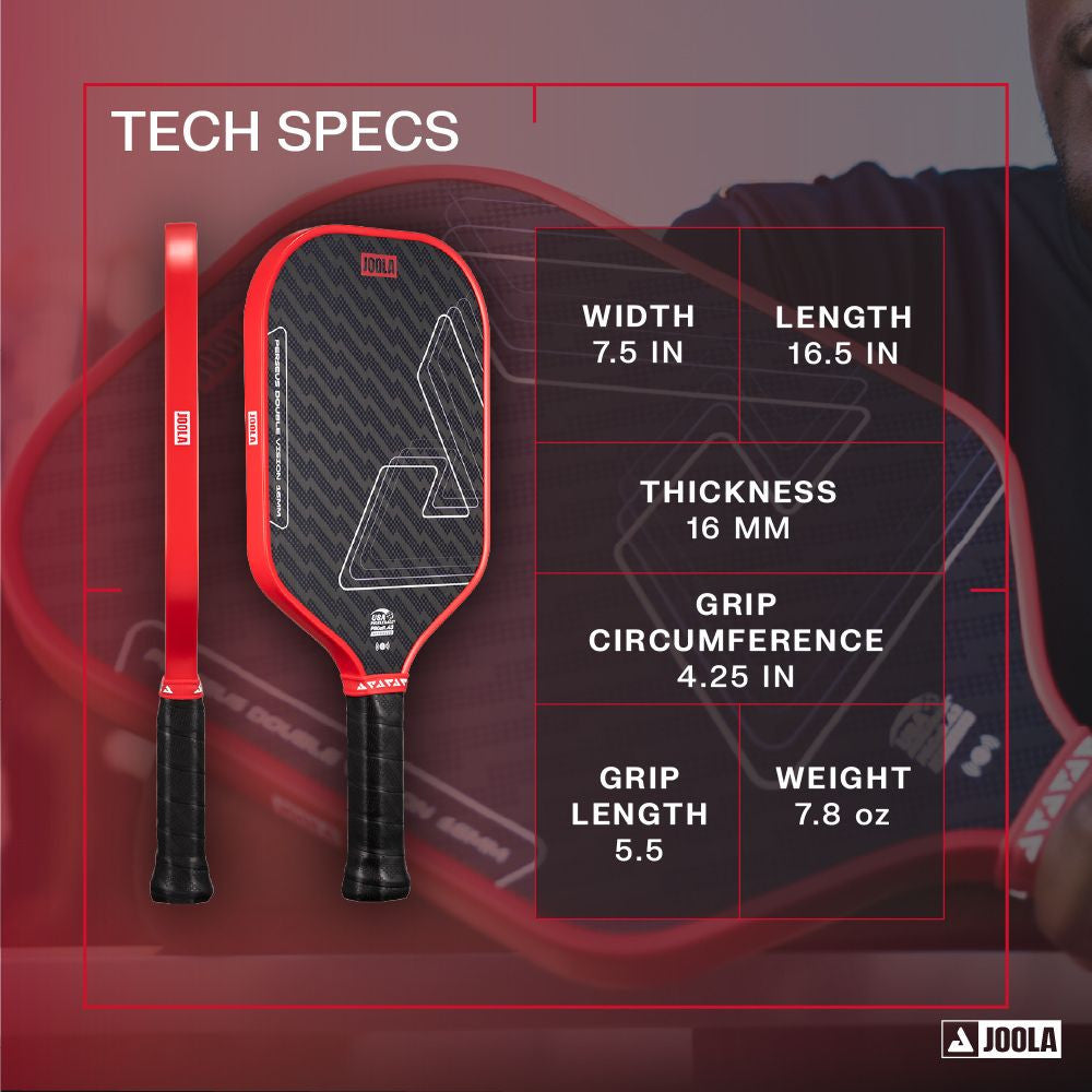 JOOLA Perseus Double Vision 16mm Pickleball Paddle | Pickleball Sports Latest