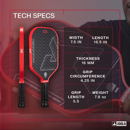 JOOLA Perseus Double Vision 16mm Pickleball Paddle | Pickleball Sports Latest