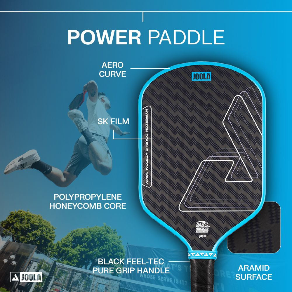 JOOLA Hyperion Double Vision 16mm Pickleball Paddle | Pickleball Sports Quality