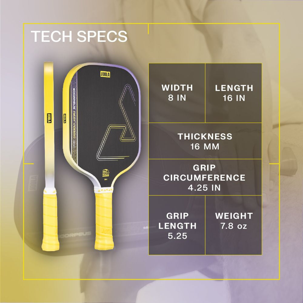 JOOLA Scorpeus Heat Vision 16mm Pickleball Paddle | Pickleball Sports Customer Favorite