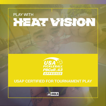 JOOLA Scorpeus Heat Vision 16mm Pickleball Paddle | Pickleball Sports Customer Favorite