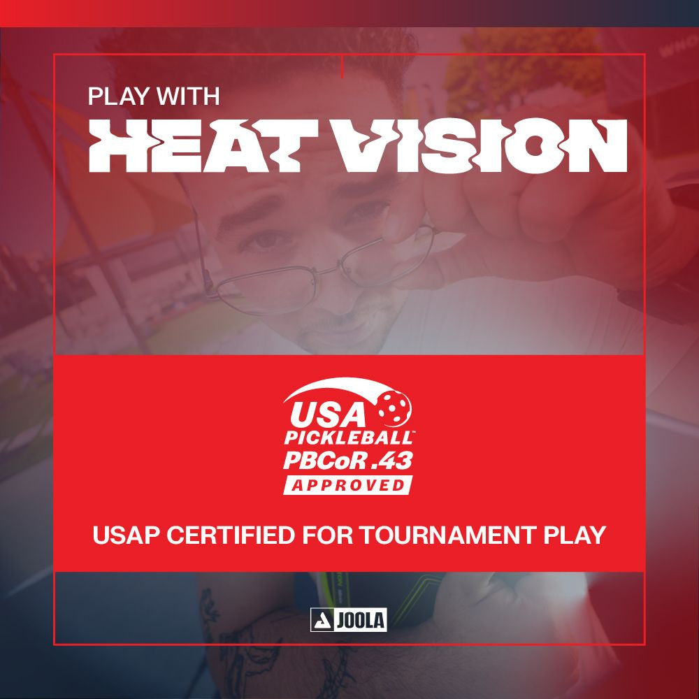 JOOLA Agassi Edge Heat Vision 16mm Pickleball Paddle | Pickleball Sports Top Pick