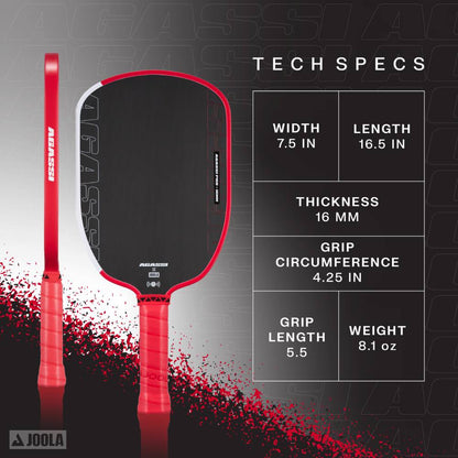 JOOLA Andre Agassi Pro 16mm Pickleball Paddle | Pickleball Sports Value