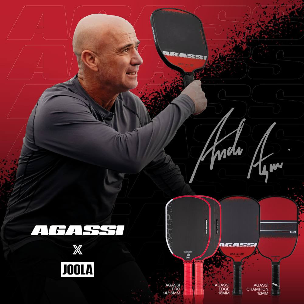 JOOLA Andre Agassi Pro 16mm Pickleball Paddle | Pickleball Sports Value