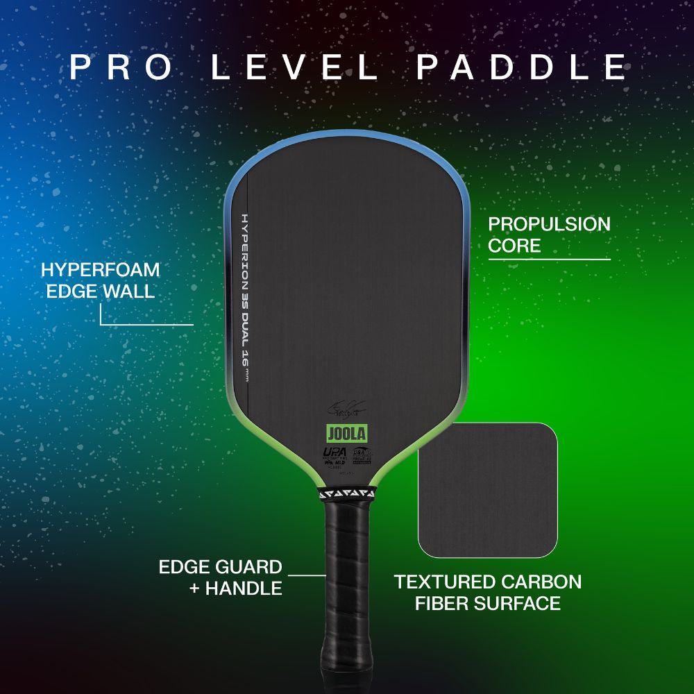 JOOLA Hyperion Pro 3S Dual 16mm Pickleball Paddle | Pickleball Sports Latest