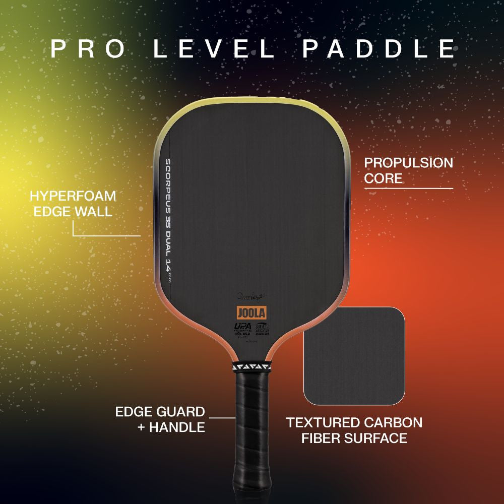 JOOLA Scorpeus Pro 3S Dual 14mm Pickleball Paddle | Pickleball Sports Trusted