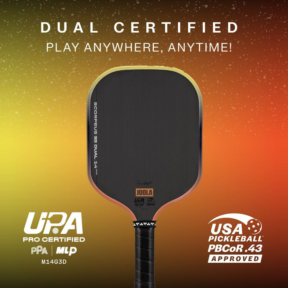 JOOLA Scorpeus Pro 3S Dual 14mm Pickleball Paddle | Pickleball Sports Trusted