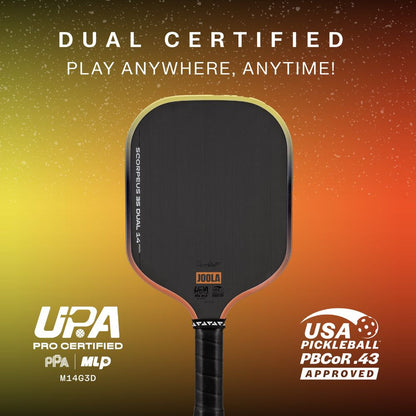 JOOLA Scorpeus Pro 3S Dual 14mm Pickleball Paddle | Pickleball Sports Trusted