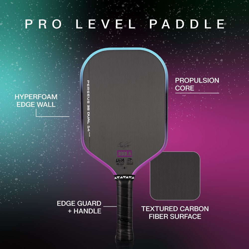 JOOLA Perseus Pro 3S Dual 14mm Pickleball Paddle | Pickleball Sports Customer Favorite