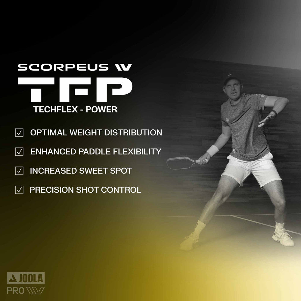 JOOLA Collin Johns Scorpeus Pro IV 16mm Pickleball Paddle | Pickleball Sports Classic