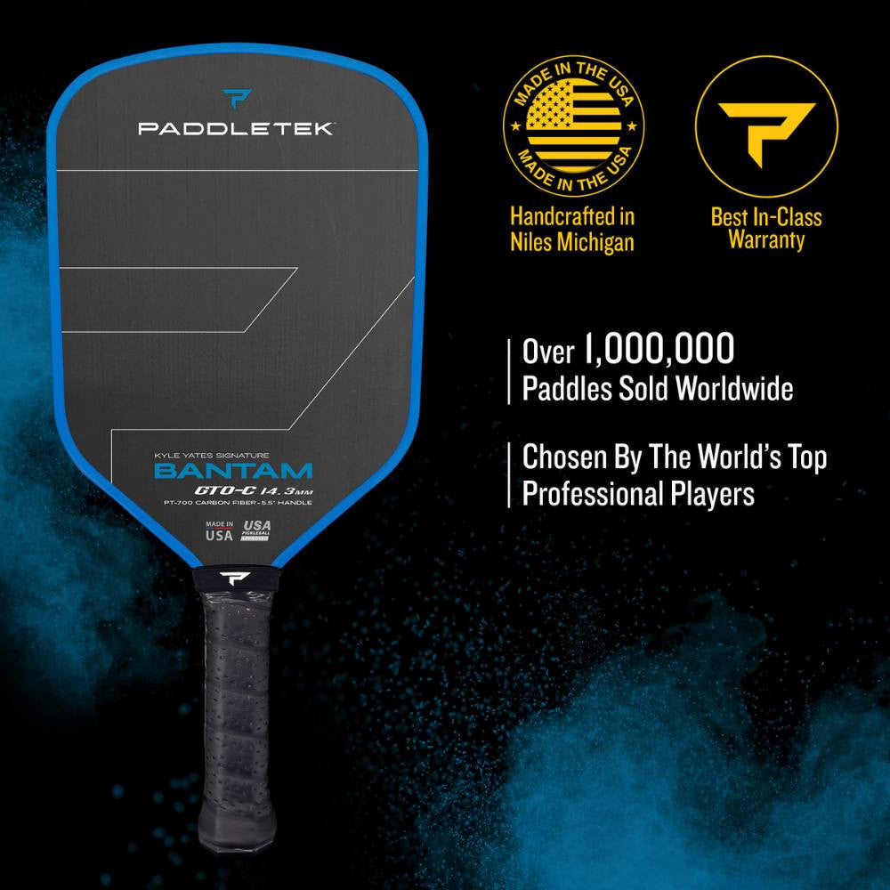 Paddletek Bantam GTO-C 14.3mm Pickleball Paddle | Pickleball Sports Great Value